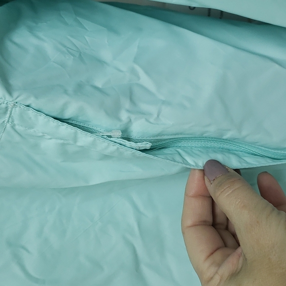 Columbia Light Aqua blue Wind Breaker Jacket. (2X) NEW - Picture 3 of 7